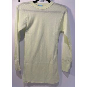 Vintage Carols Collection Womens Thermal Top Medium Y2K 90s Preppy‎ Fairy Sheer